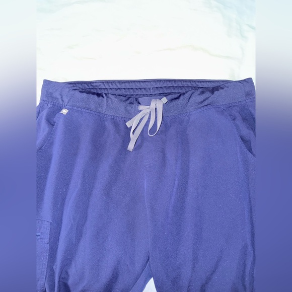 Figs High Waisted Zamora Navy Scrub Pants XXL/P - Picture 3 of 5